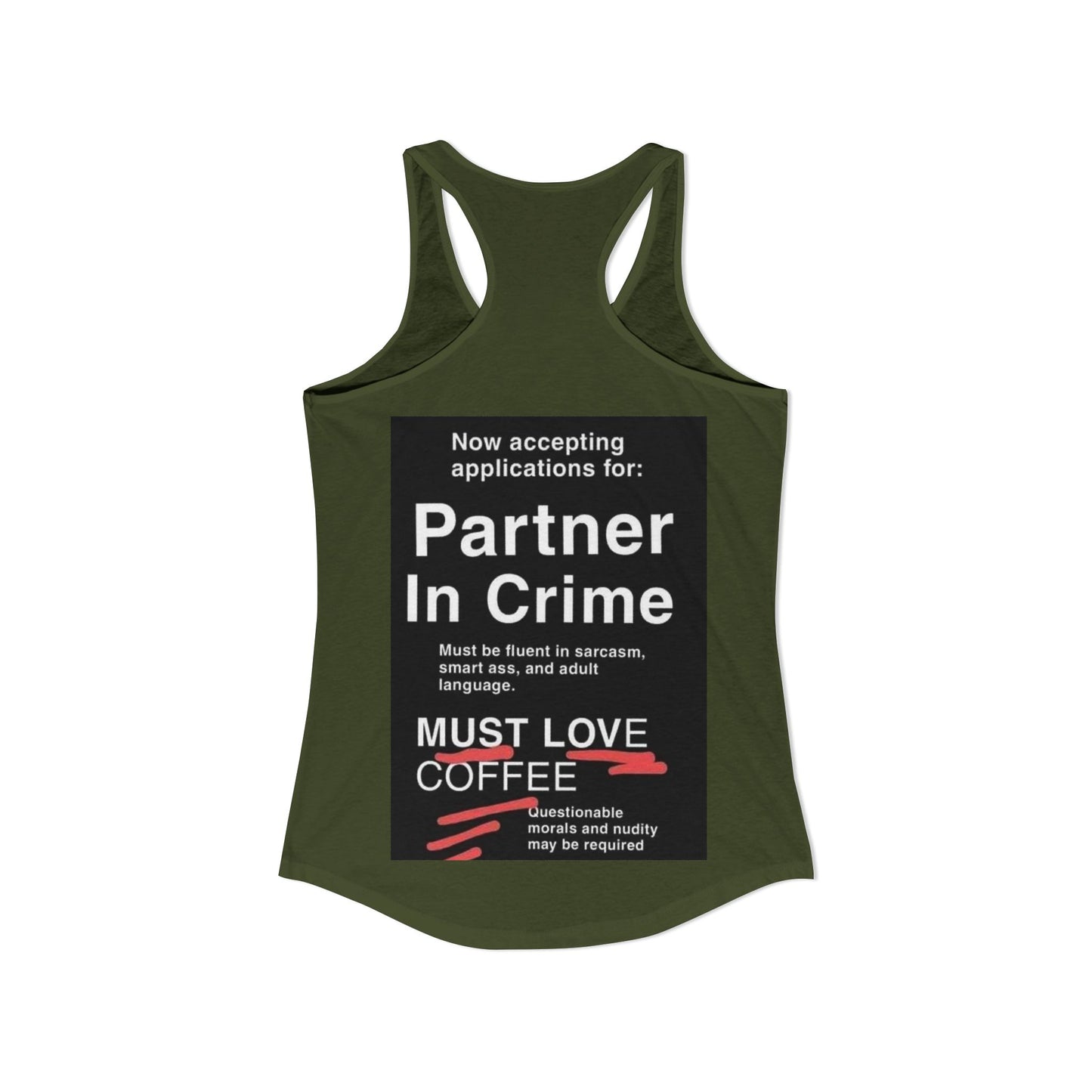 Partner In Crime Women's Racerback Tank