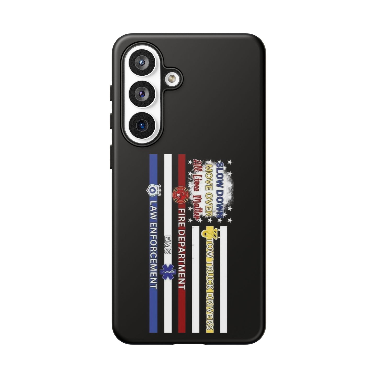 Slow Down Move Over Flag Samsung Case