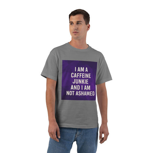 Caffeine Junkie Men's Short-Sleeve Crewneck Tee