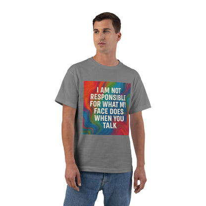 When You Talk Men's Short-Sleeve Crewneck Tee