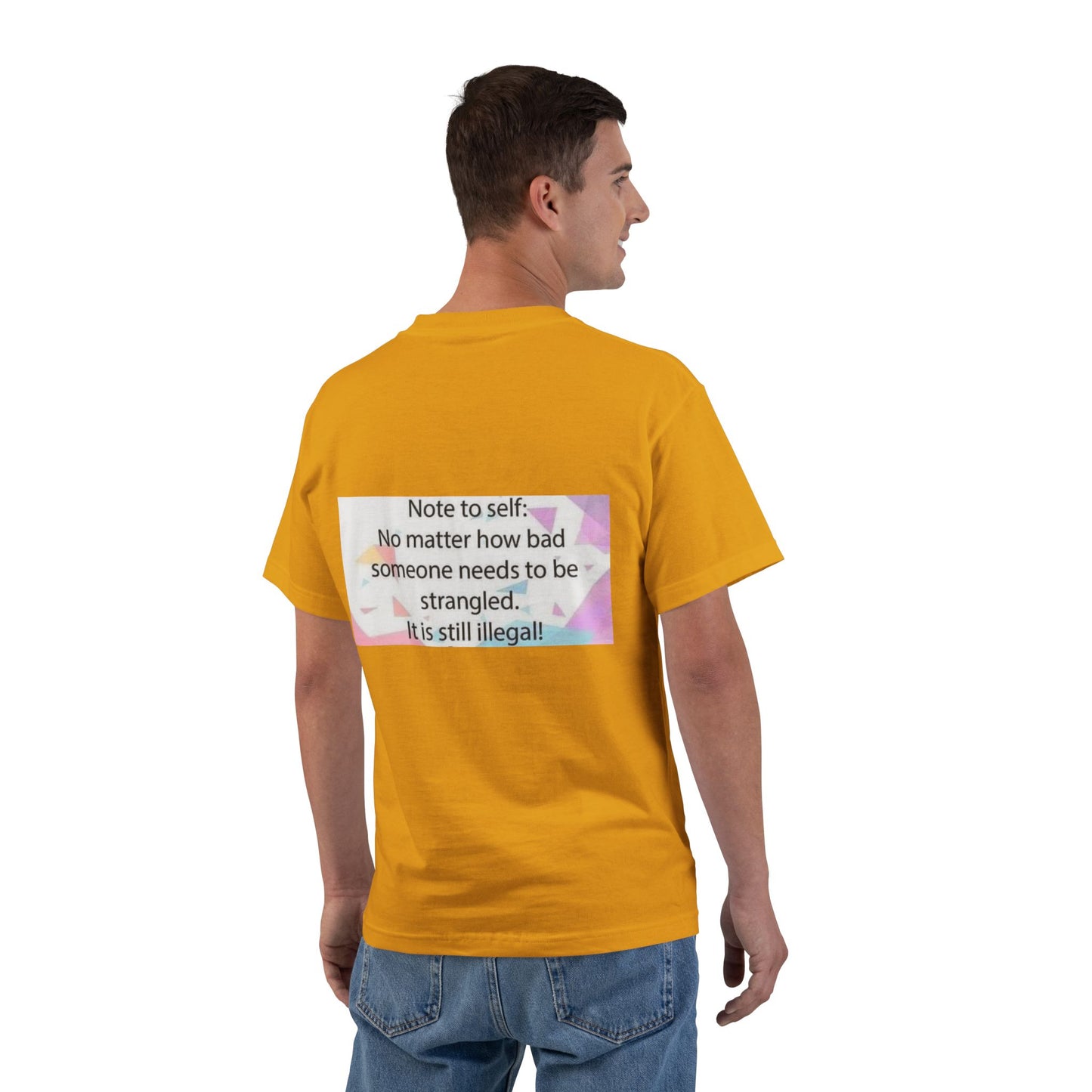 Note To Self Men's Short-Sleeve Crewneck Tee