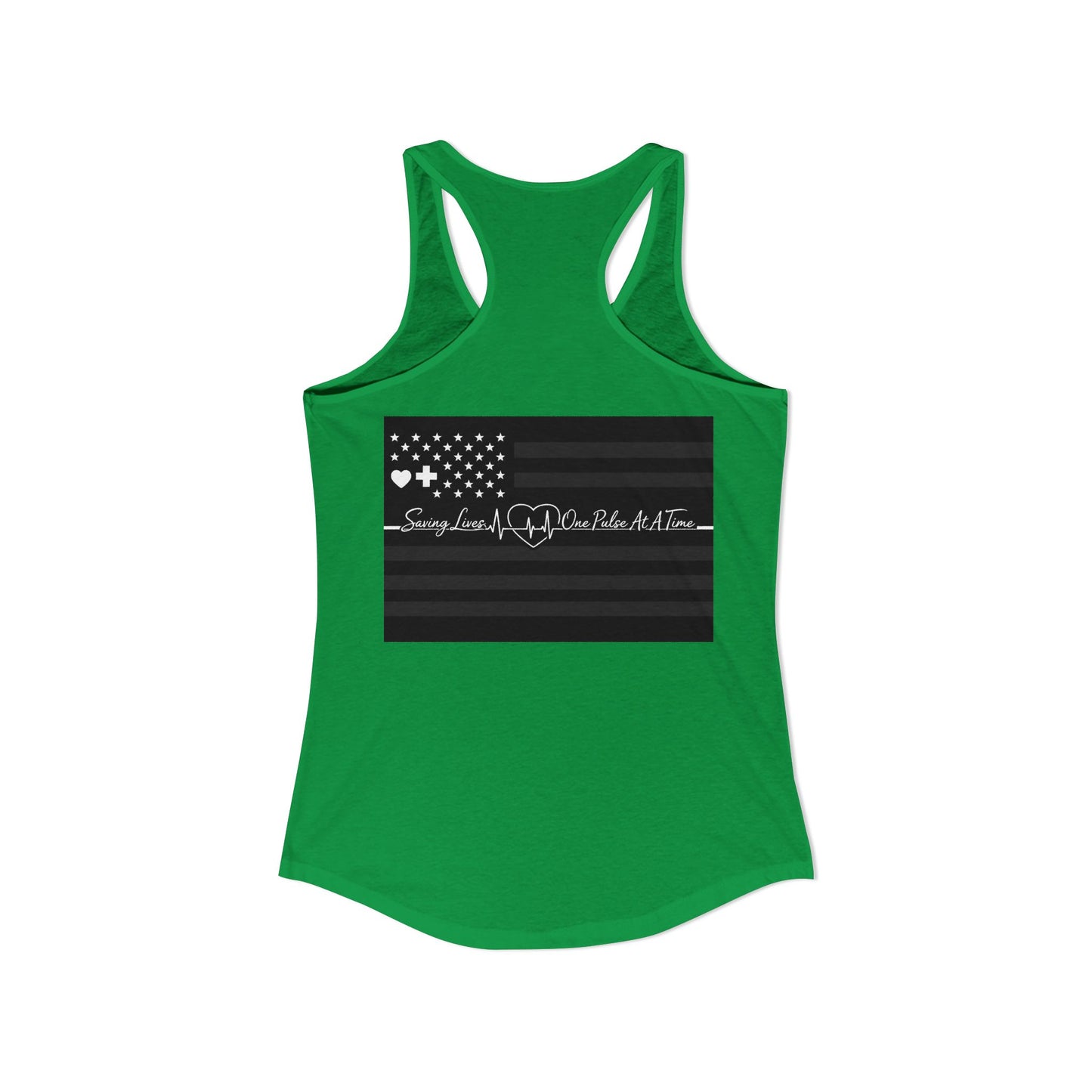 Thin White Line Women's Racerback Tank
