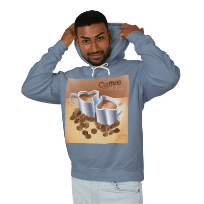 Coffee With Love Unisex Lightweight Hoodie