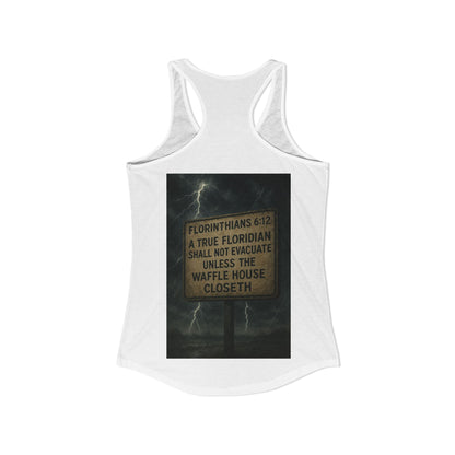 Florinthians 6:12 Women's Racerback Tank