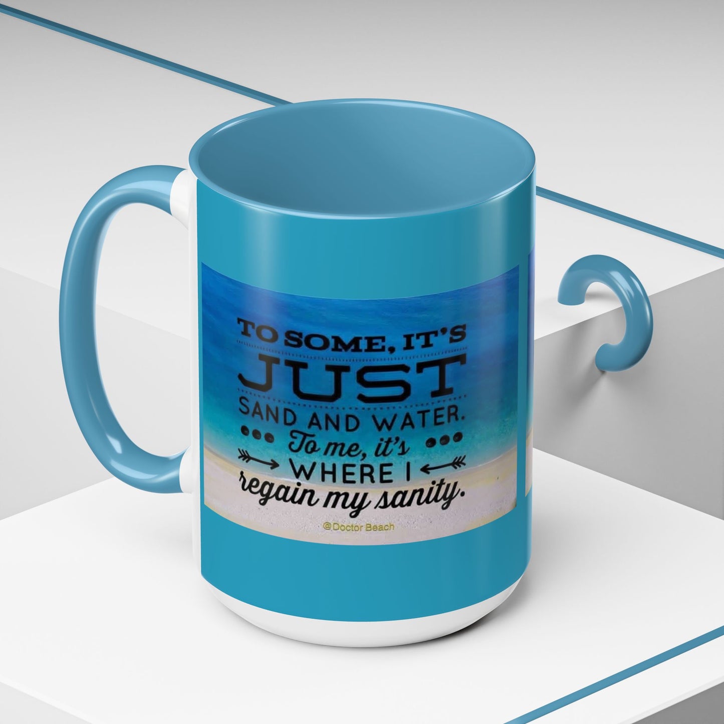 Dr. Beach 2-Tone Coffee Mug