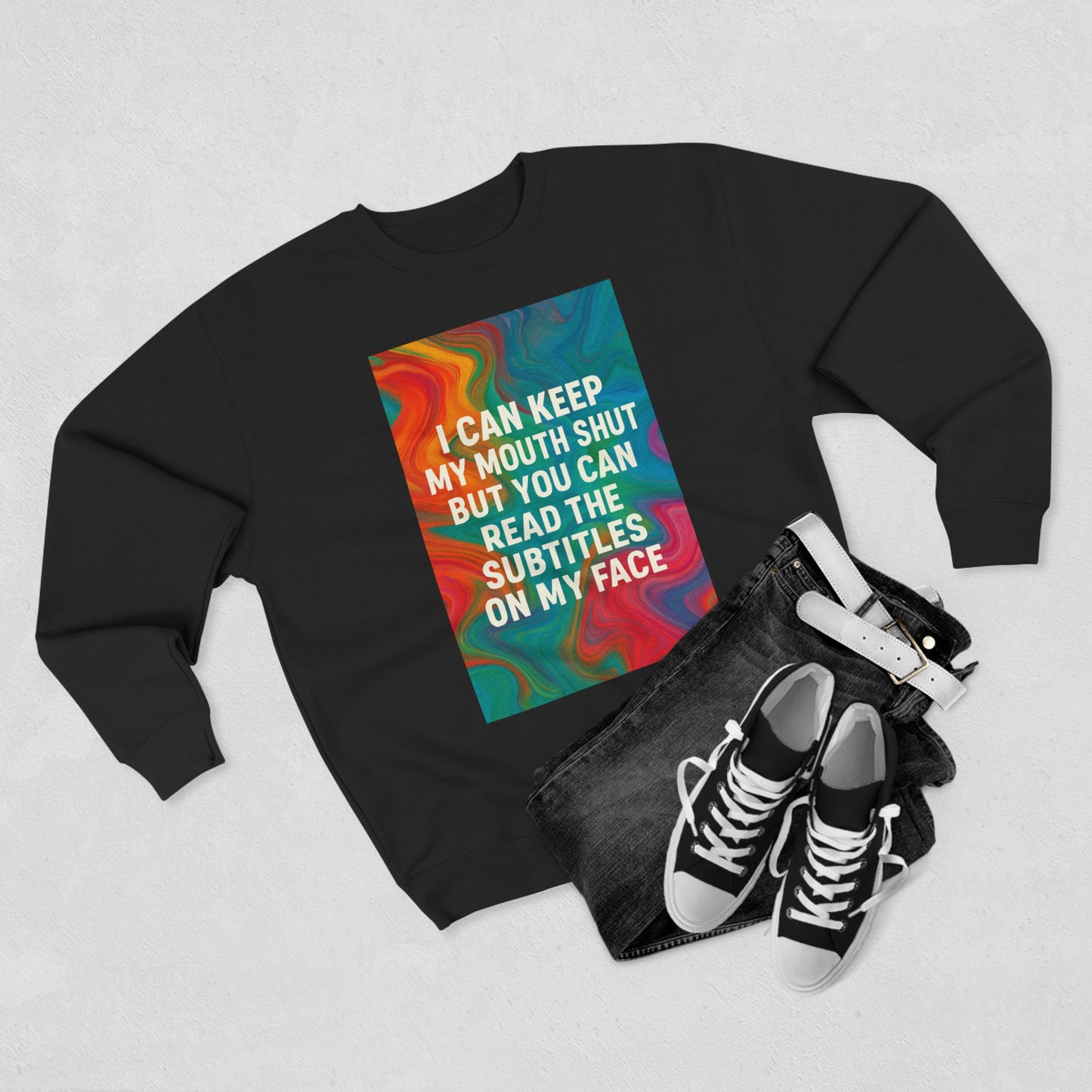 Subtitles Unisex Crewneck Sweatshirt