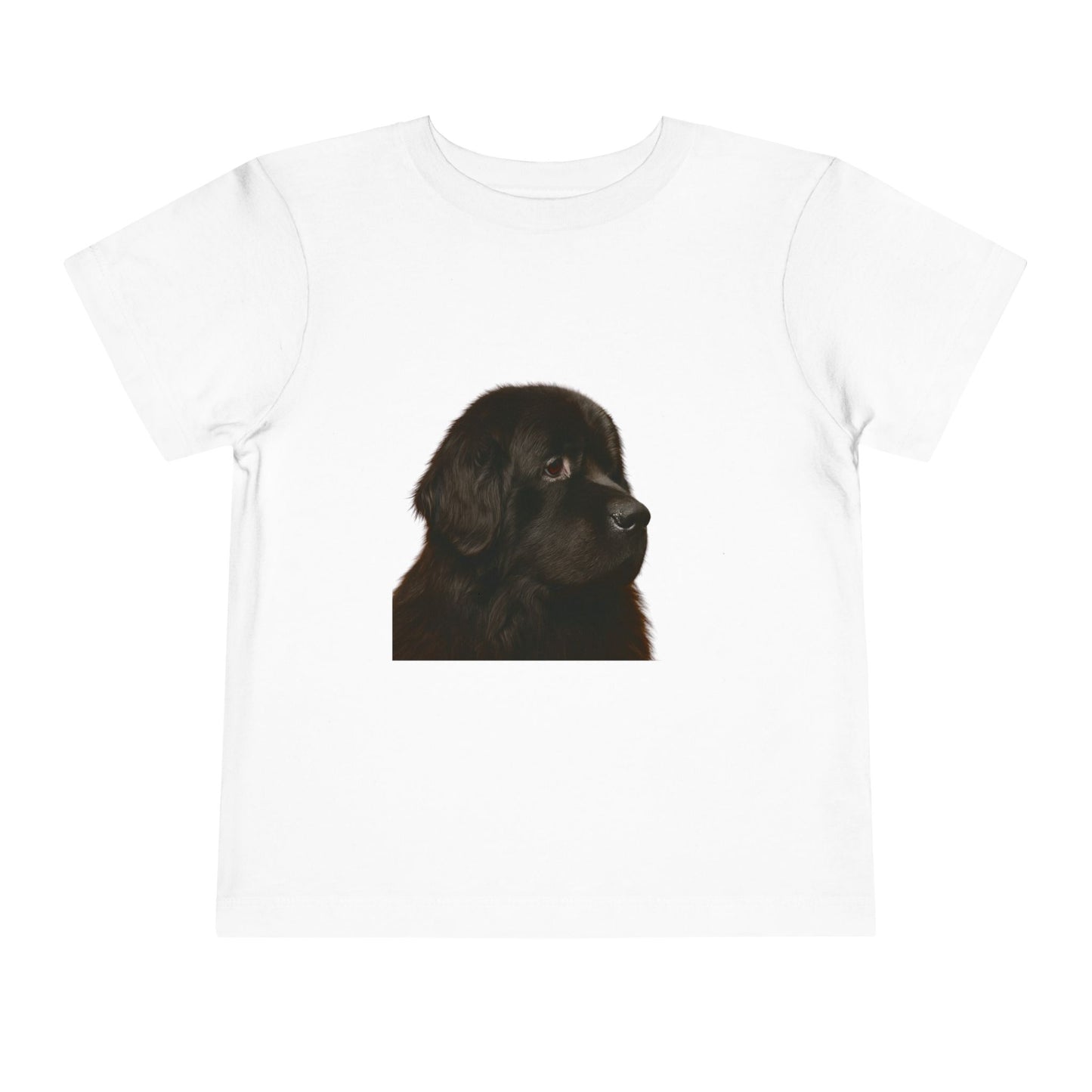 Newfie Head Toddler Unisex Short Sleeve Crewneck Tee