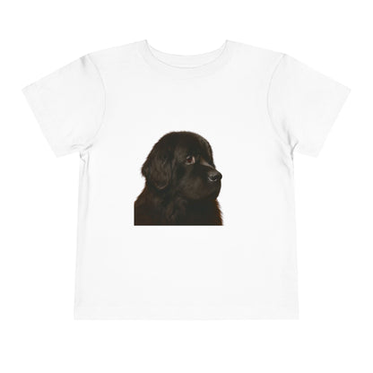Newfie Head Toddler Unisex Short Sleeve Crewneck Tee