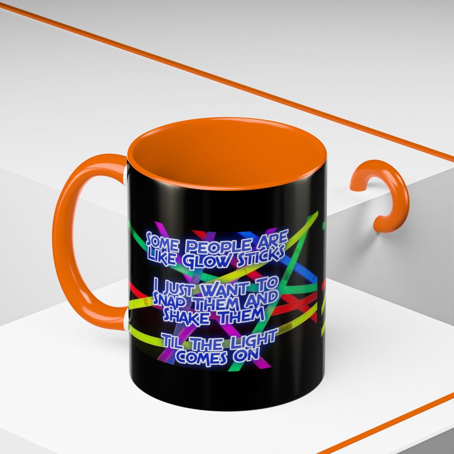 Glow Sticks 2-Tone Coffee Mug