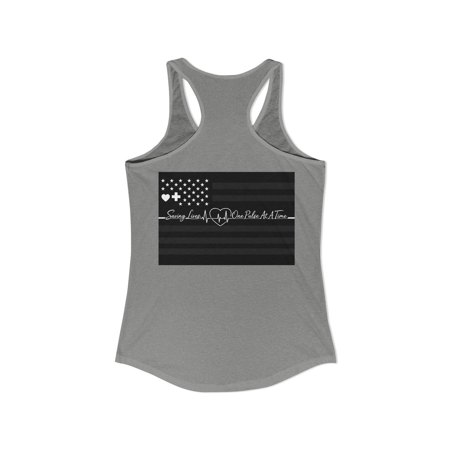 Thin White Line Women's Racerback Tank