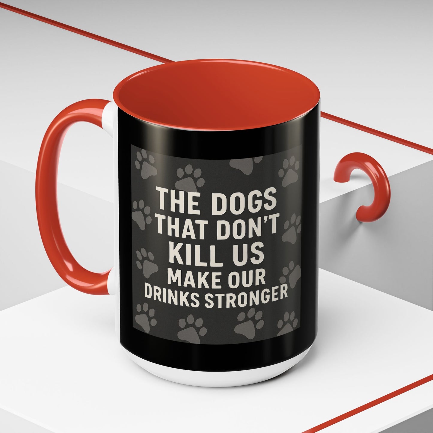 Drinks Stronger 2-Tone Coffee Mug