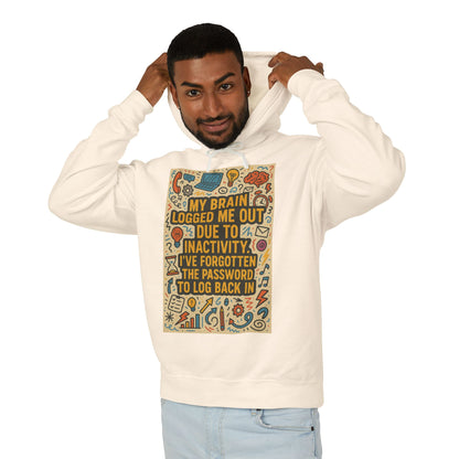 Logged Out Unisex Lightweight Hoodie