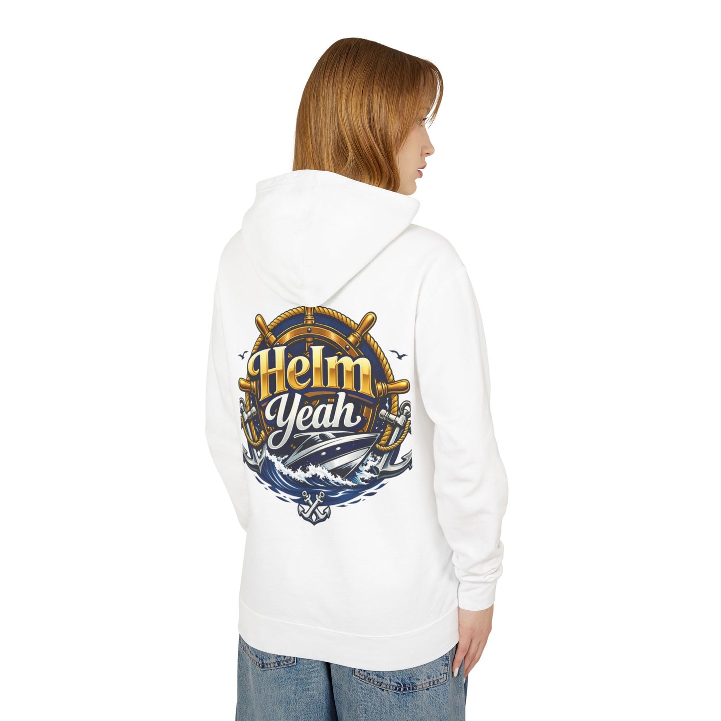 Helm Yeah Unisex Lightweight Hoodie