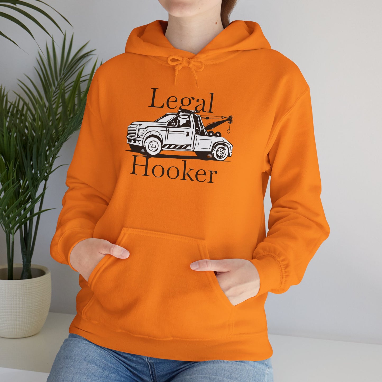 Legal H**ker Wheel Lift Tow Truck Unisex Hoodie