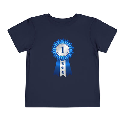Show Ribbon Toddler Unisex Short Sleeve Crewneck Tee
