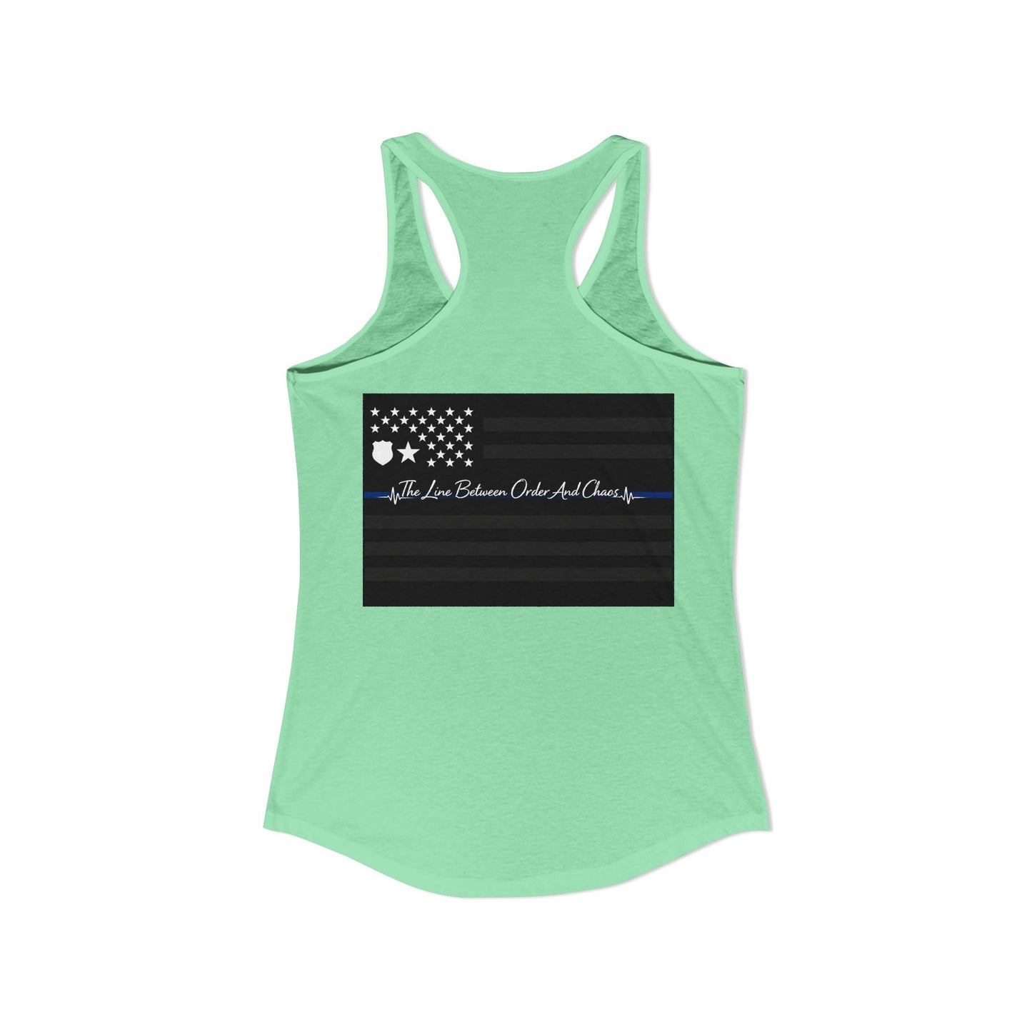 Thin Blue Line Women's Racerback Tank