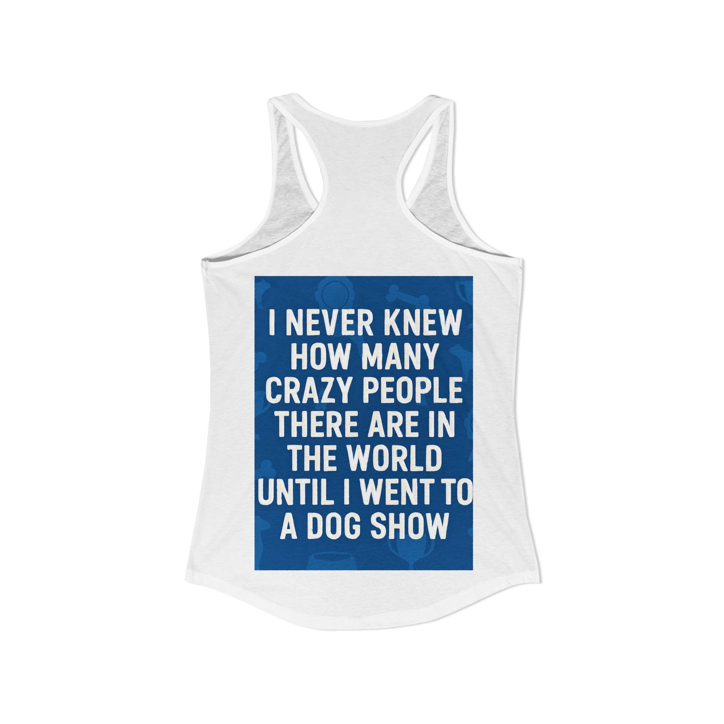 Never Knew Women's Racerback Tank