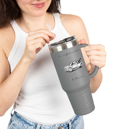 Pull Out Wheel Lift Tow Truck Insulated Travel Mug