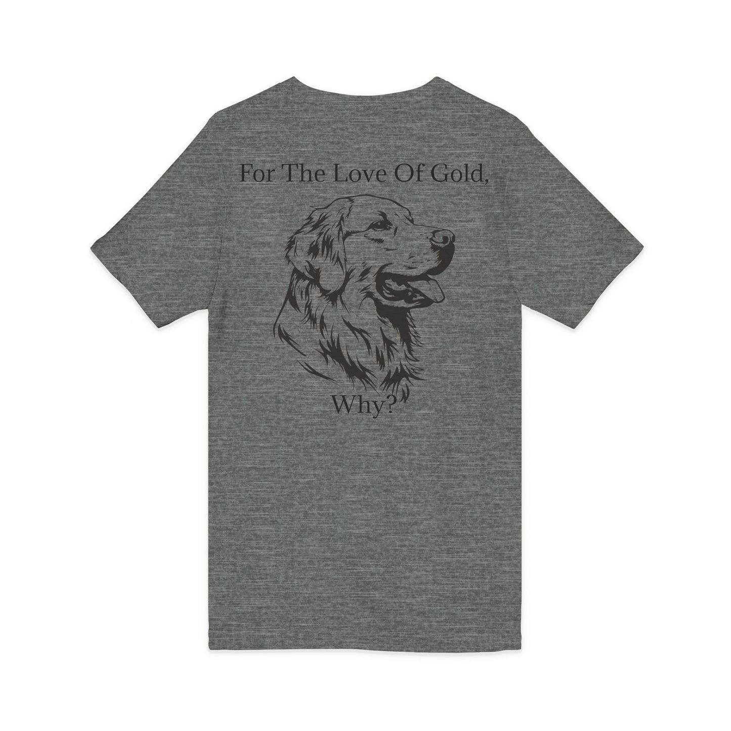For The Love Of Gold Unisex Short Sleeve V-Neck Tee