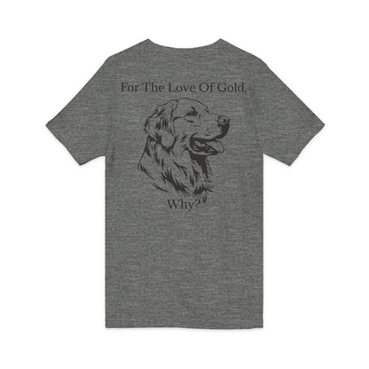 For The Love Of Gold Unisex Short Sleeve V-Neck Tee
