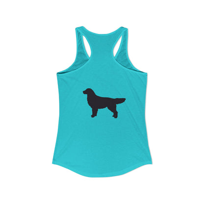 Golden Silhouette Women's Racerback Tank