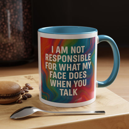 When You Talk 2-Tone Coffee Mug