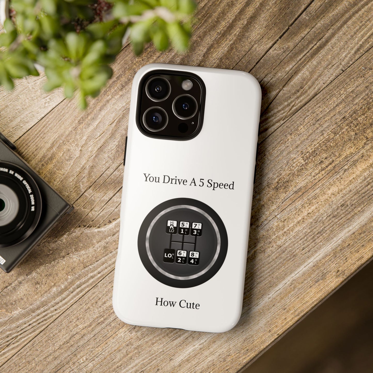 5 Speed How Cute iPhone Case