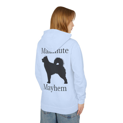 Malamute Mayhem Unisex Lightweight Hoodie