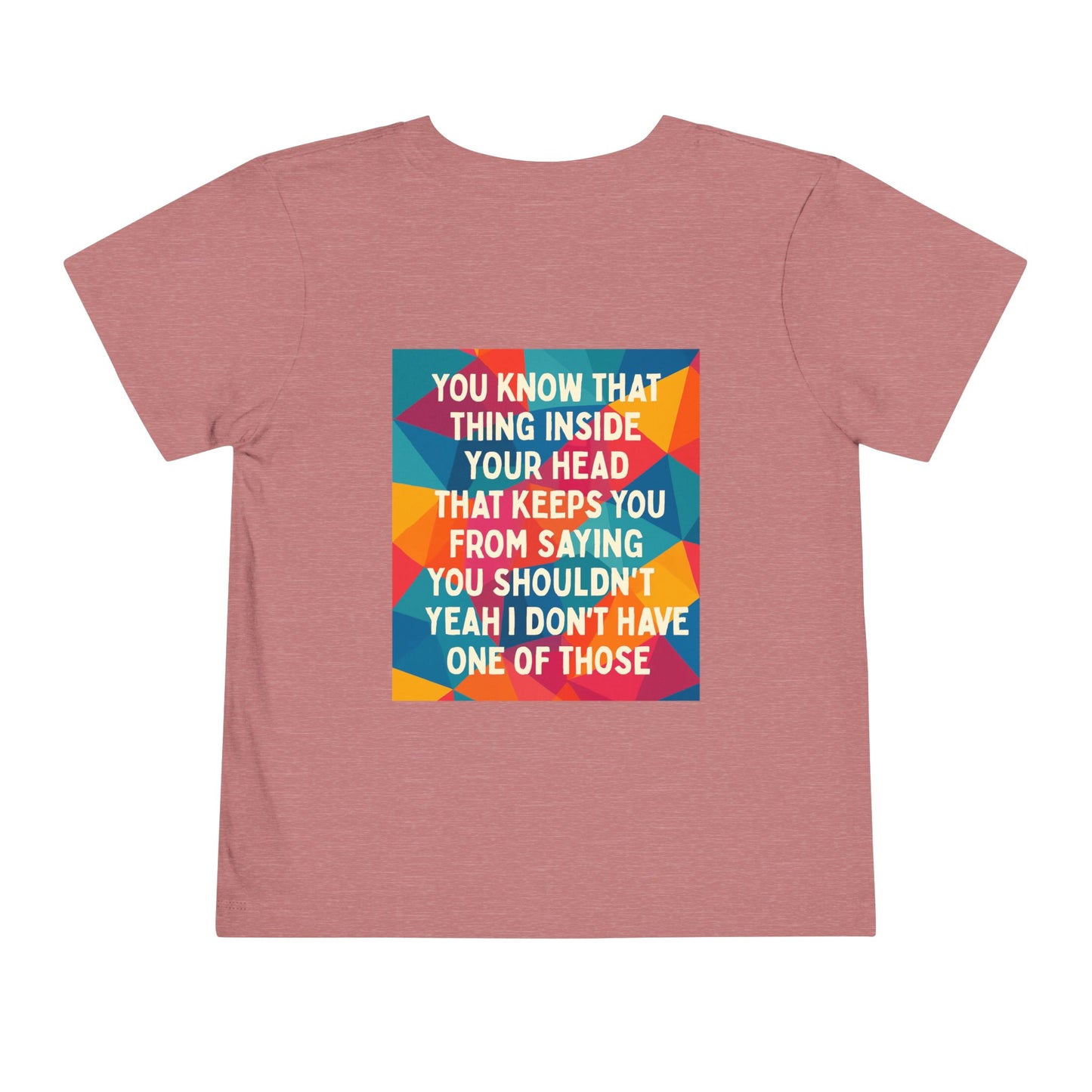 No Filter Toddler Unisex Short Sleeve Crewneck Tee