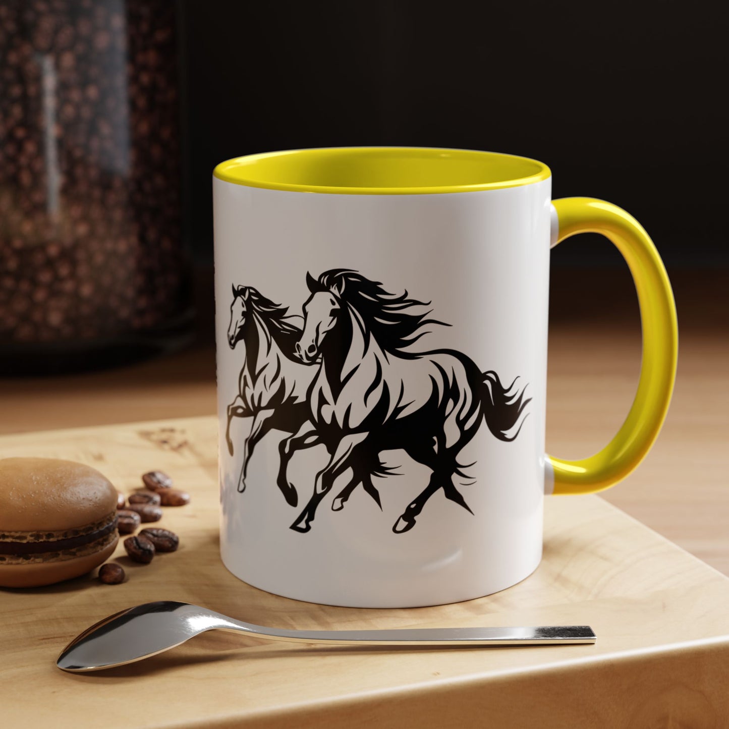 Horsin' Around 2-Tone Coffee Mug