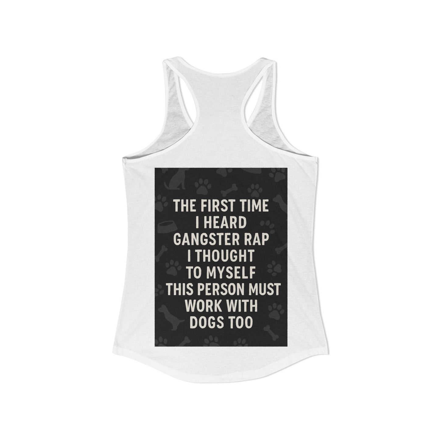 Gangster Rap Women's Racerback Tank