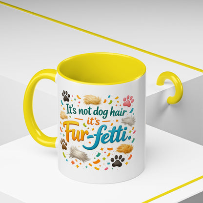 Fur-Fetti Dog 2-Tone Coffee Mug