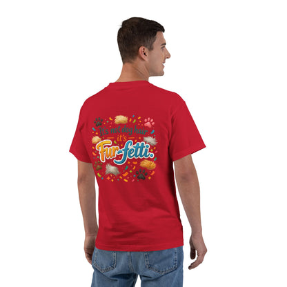 Fur-Fetti Dog Men's Short-Sleeve Crewneck Tee