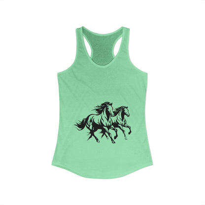 Horsin' Around Women's Racerback Tank