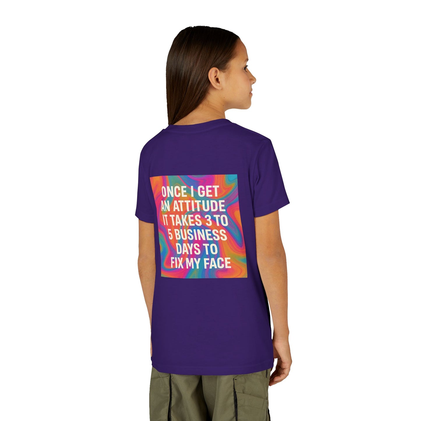 Fix My Face Youth Unisex Short Sleeve Crewneck Tee