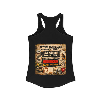 Unhinged Family Women's Racerback Tank