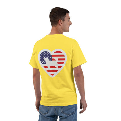 Malamute Flag Men's Short-Sleeve Crewneck Tee