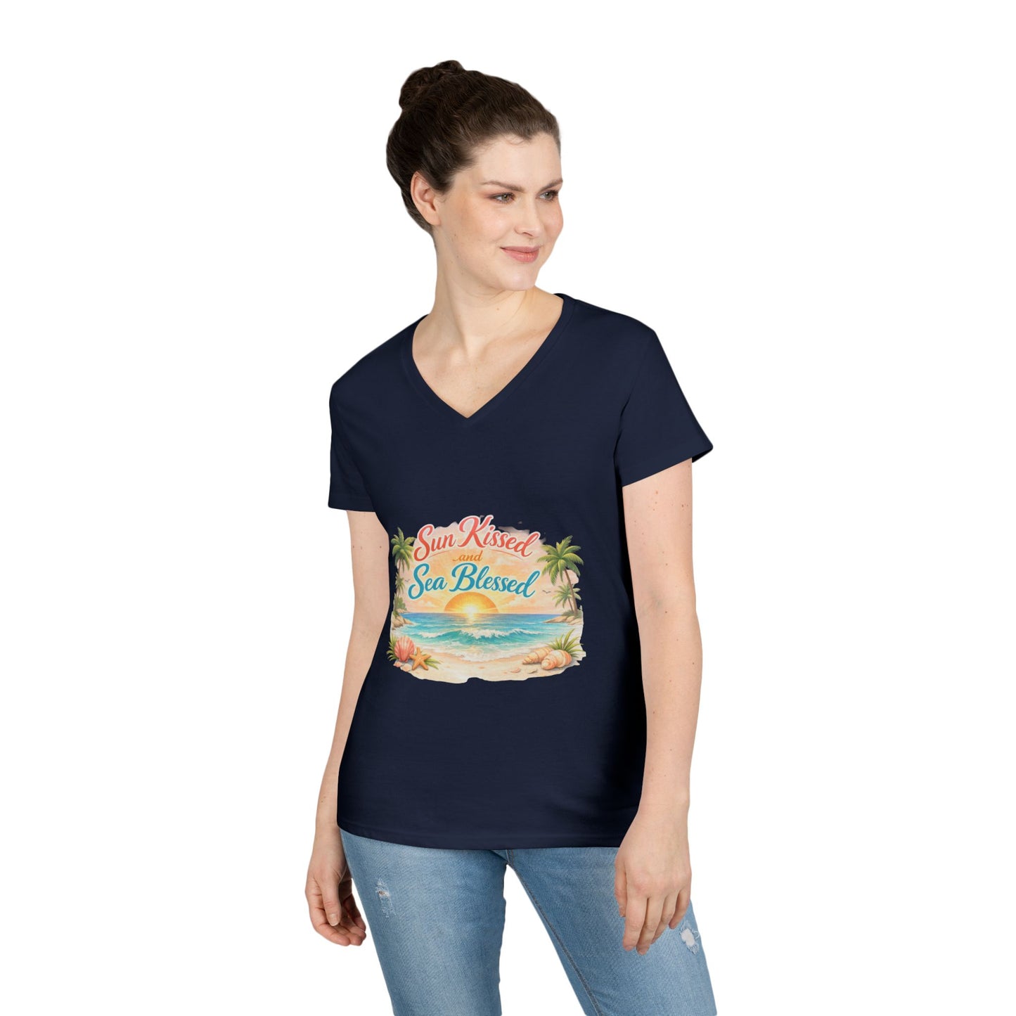 Sun Kissed Women's V-Neck T-Shirt