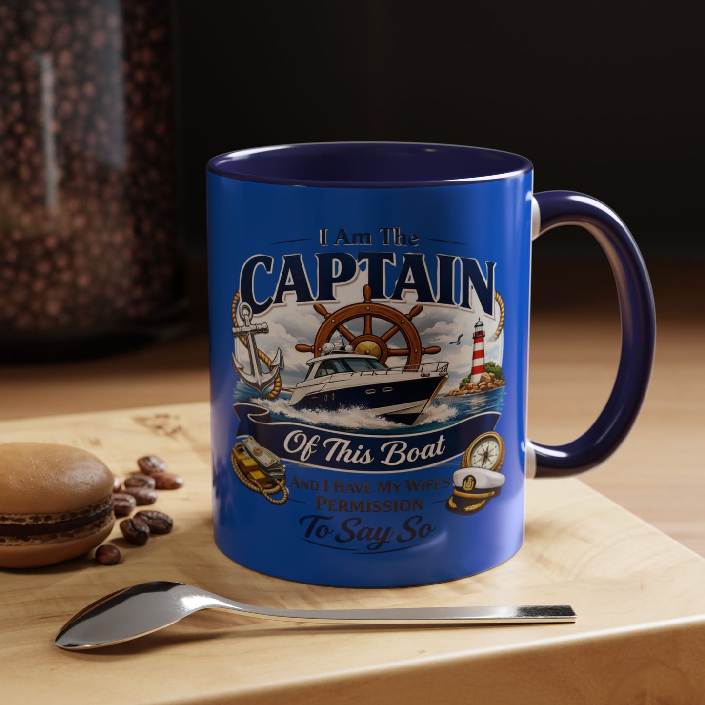 Captain 2-Tone Coffee Mug