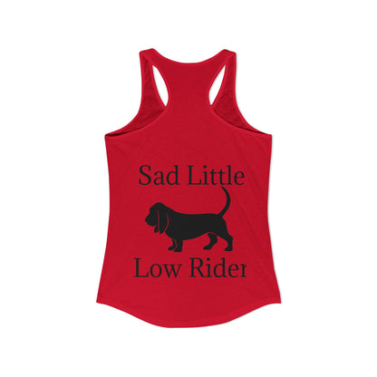 Sad Little Low Rider Women's Racerback Tank