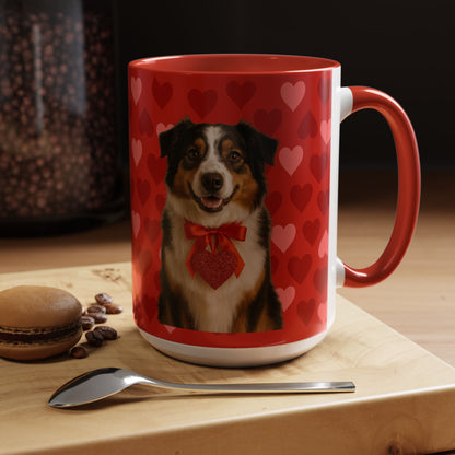 Cupid's Companion Aussie 2-Tone Coffee Mug