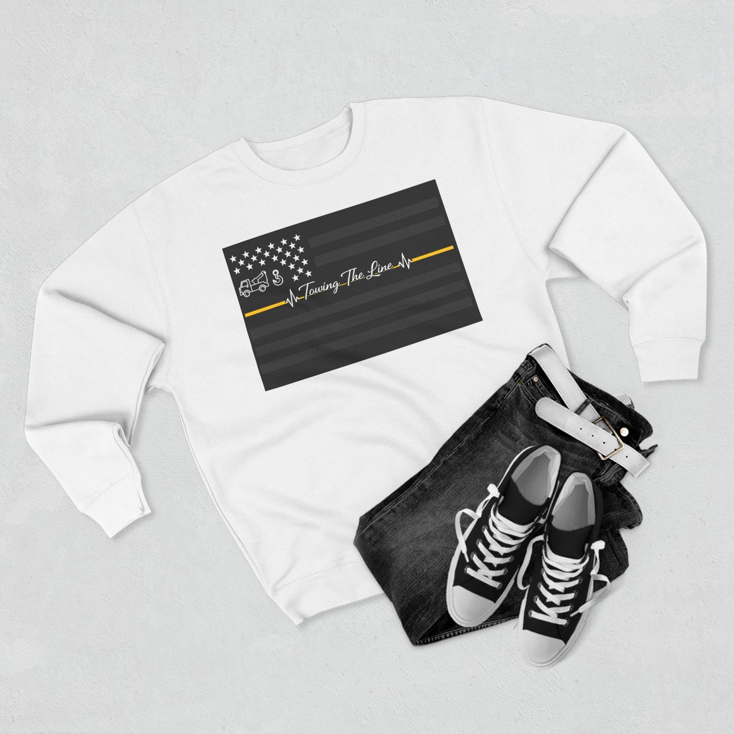 Thin Yellow Line Unisex Crewneck Sweatshirt