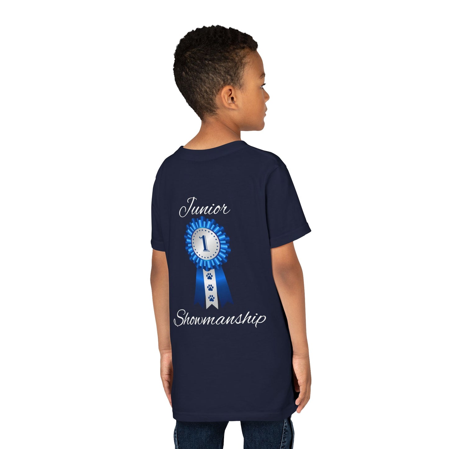 Junior Showmanship Youth Unisex Short Sleeve Crewneck Tee