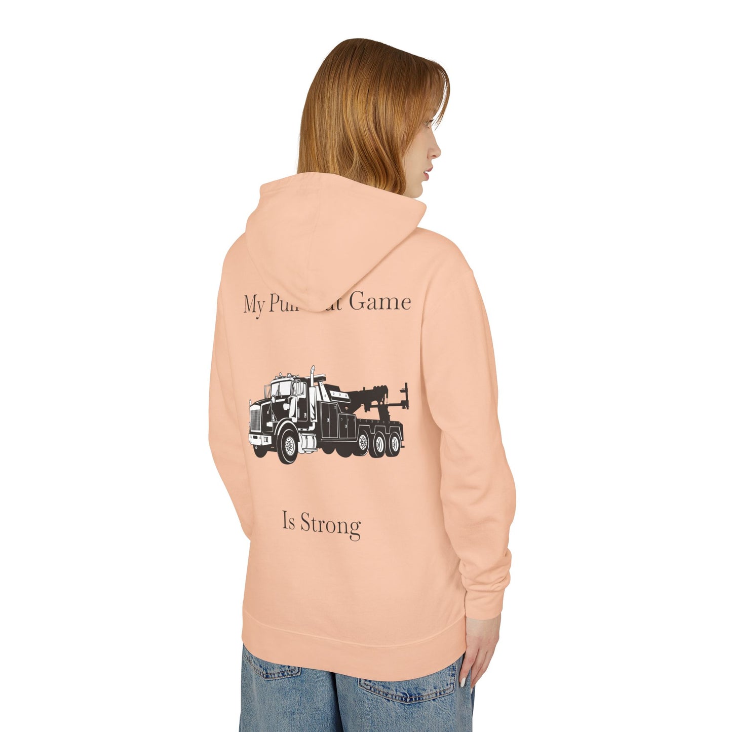 Pull Out Heavy Tow Truck Unisex Lightweight Hoodie