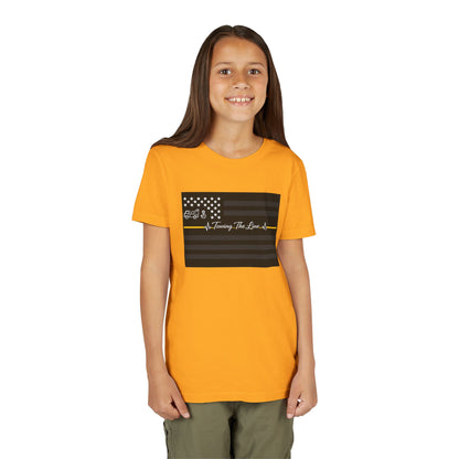 Thin Yellow Line Youth Unisex Short Sleeve Crewneck Tee