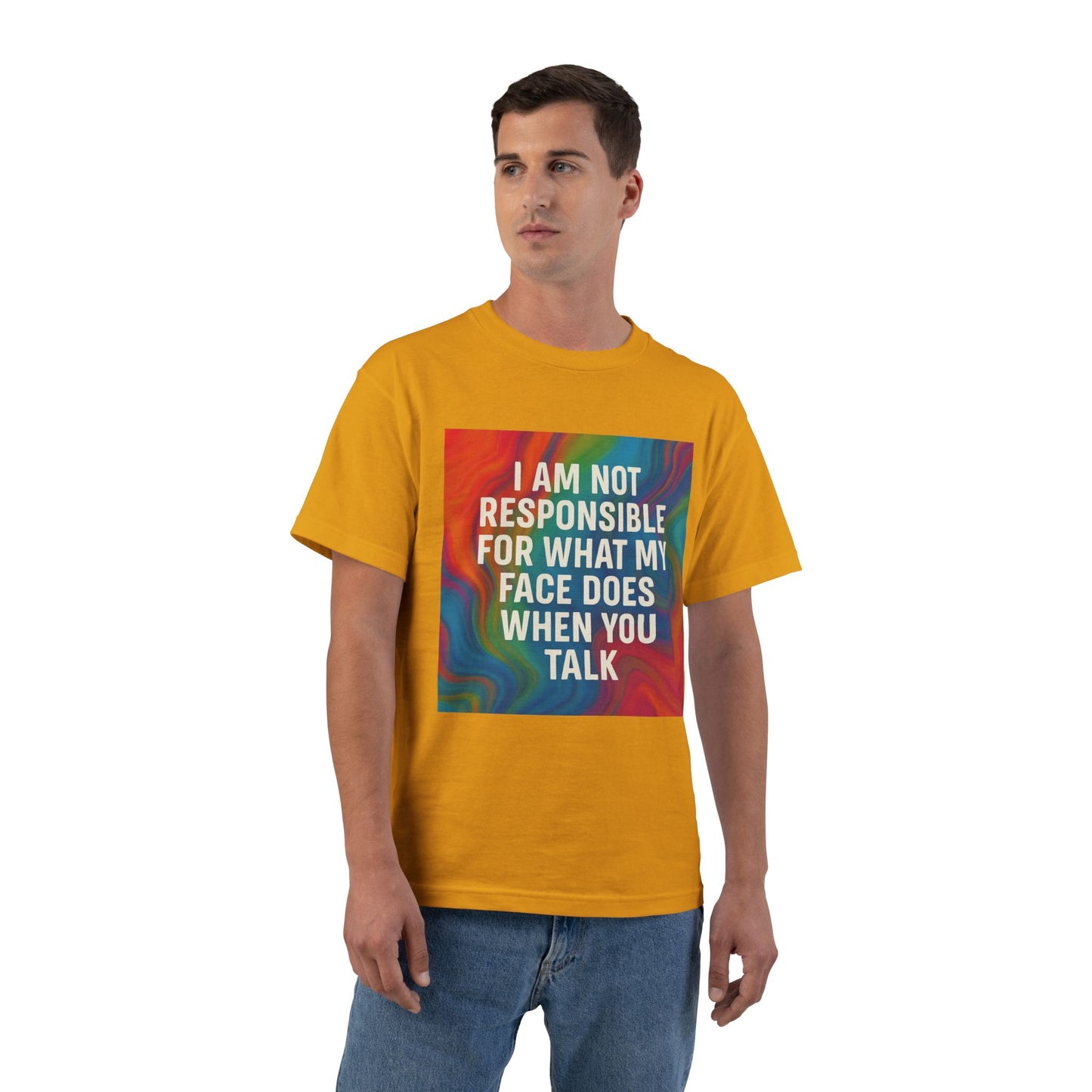 When You Talk Men's Short-Sleeve Crewneck Tee