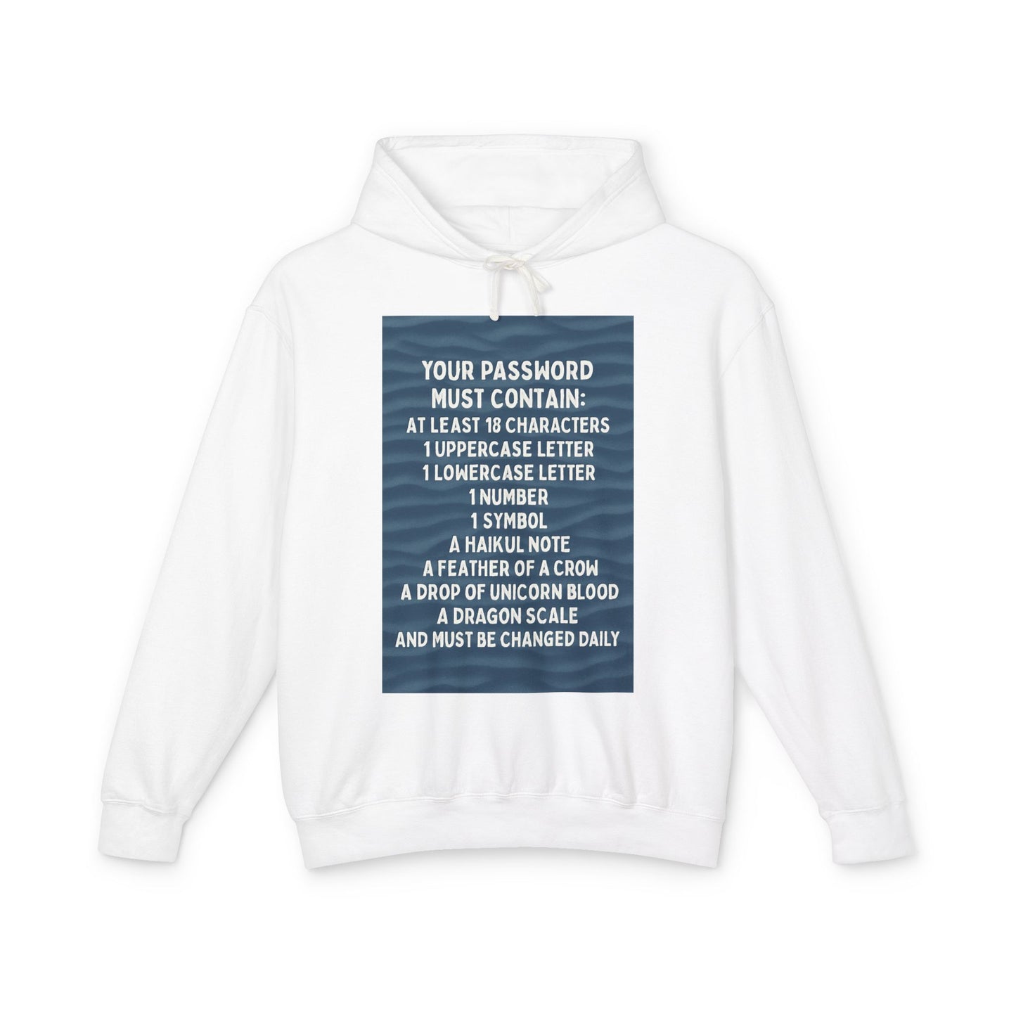 Password Unisex Lightweight Hoodie