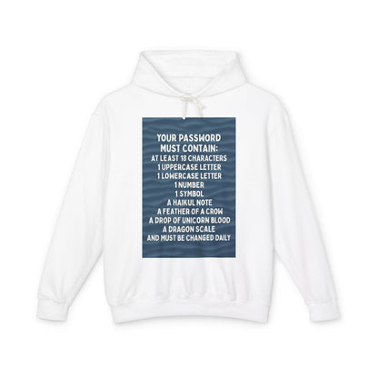 Password Unisex Lightweight Hoodie