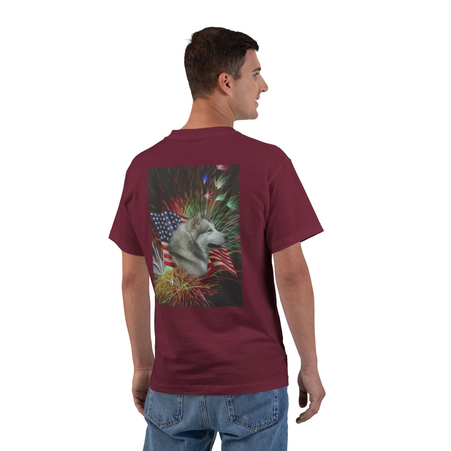 American Malamute Men's Short-Sleeve Crewneck Tee
