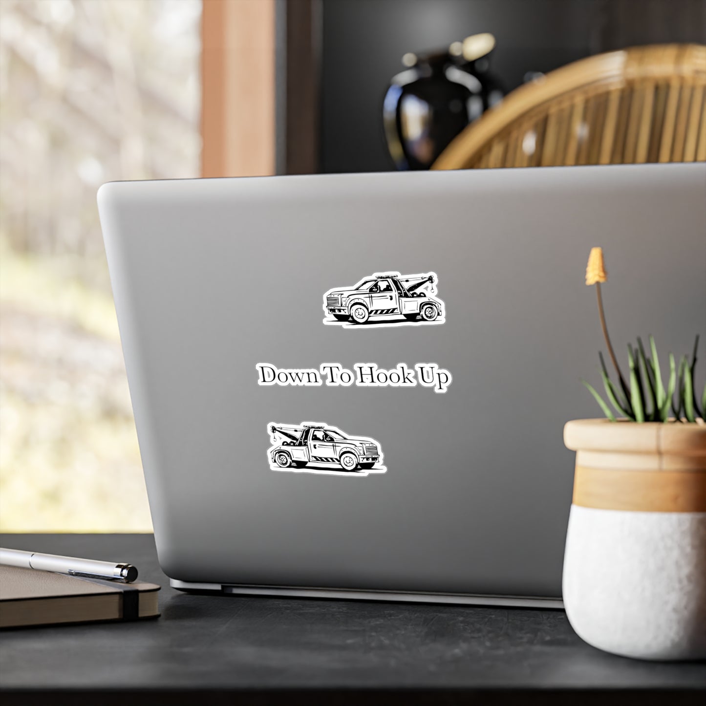 Down To Hook Up Vinyl Decal